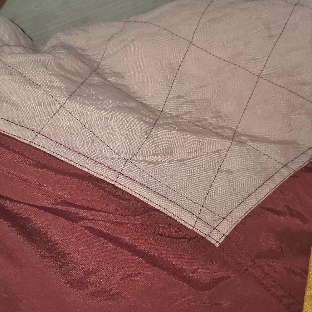 Vtg Starter Washington Redskins Hooded Puffer Jacket Burgundy Gold 90s XL - Picture 15 of 15